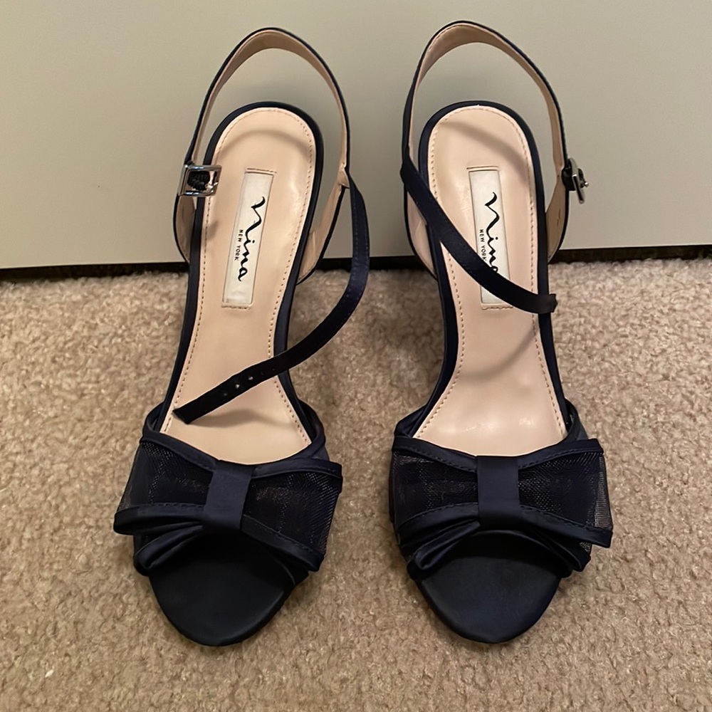 Nina navy blue sandals